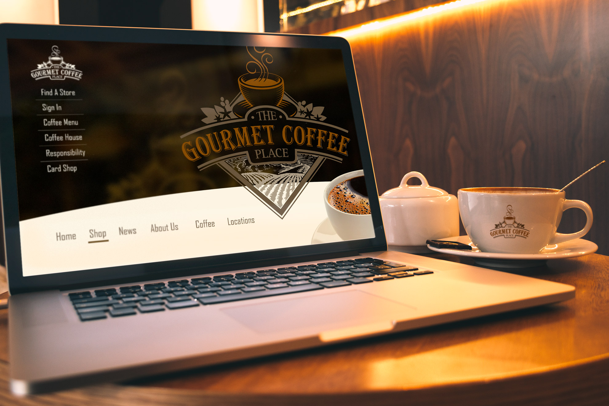 Gourmet Coffee Place website